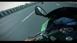 drag race 160+ km/h -  ninja 300 vs GT650 vs speed 400