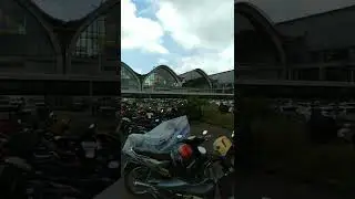 Mactan Cebu International Airport Motorcycle Parking Area.