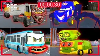 CompilationThere's Horror Secret Water Tank Eater VS McQueen Spider Blue 😱 SAKURA SCHOOL SIMULATOR