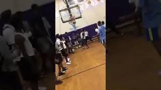 They Helped Him Dunk but Didn&rsquo;t Help Him Get Down 😂