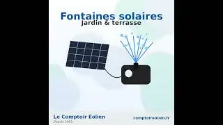 Fontaine Solaire : Cr&eacute;ez un Coin Zen sans C&acirc;ble &Eacute;lectrique ! 💧☀️ #FontaineSolaire #Ecologie