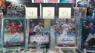 Doubleheader! 2024 Chrome Update, Stadium Club & Fanatics Blasters, Huge Design Variation Auto/50!