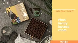 Phool Luxury Incense Cones- Nargis - Review with Demo l Incense Made of Temple Flowers l
