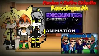 🎶Fandom + Zafiro Chiquito Reaccionan Ah Encouenter Z Remix y TomsVerse V3💙/•/💎Zafiro Alfa 456🥐/•/