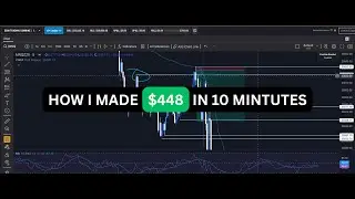 HOW I MADE $448 IN 10 MINUTES - Day Trading Recap #6