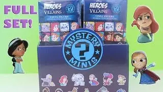 Disney Heroes vs. Villains Mystery Minis SURPRISE BOXES Frozen Princess Anna Ariel Jasmine Stitch