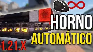 HORNOS AUTOM&Aacute;TICOS 1.21.X | Conbustible infinito | MINECRAFT TUTORIAL