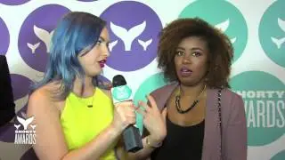 Akilah Hughes' Teal Carpet Interview || Shorty Awards 2017