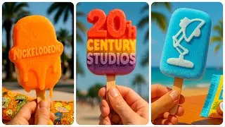 Movie Studios as Ice Cream🍦by AI