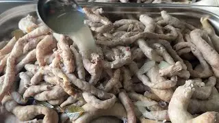 Полный процесс: фарширование бараньих кишок рисом и мясом в Сидоне &ndash; традиционное ливанское блюдо