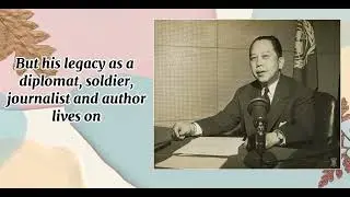 Final Output-Survey on the Philippine Literature Biography and short story of Carlos P. Romulo