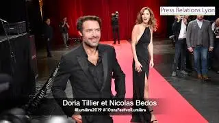 Doria Tillier et Nicolas Bedos au 10e anniversaire du festival Lumi&egrave;re