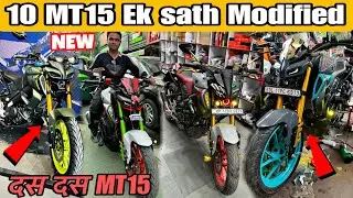 THIS VIDEO Mt 15 all accessories in 1 video !! इतनी सारी MT15 -एक साथ Modified 😱