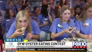 Distinguished Young Women&rsquo;s Annual Oyster Eating Competition took place in Downtown Mobile