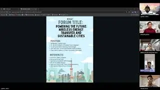 FORUM Group 1: POWERING THE FUTURE, WIRELESS ENERGY TRANSFER AND SUSTAINABLE CITIES
