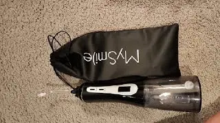 MySmile LP221 Cordless Water Flossers for Teeth with UVC Light Sanitizer and OLED Display Review
