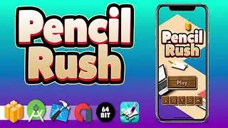 Pencil Rush Android iOS Buildbox Game Template with AdMob Interstitial Ads | Codecanyon Scripts and