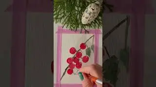 Winterbeeren #aquarell #watercolor #malen #painting #kreativ #aquarelle #kunst #flowerpainting #diy