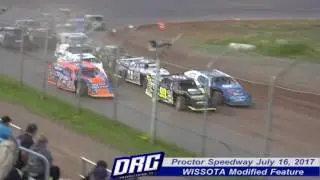 Proctor Speedway 7 16 17 WISSOTA Modified Feature