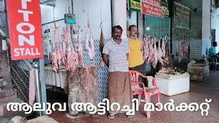എല്ലില്ലാത്ത ആട്ടിറച്ചി കച്ചവടം | Aluva mutton market | mutton soup | mutton biryani | Aluva food