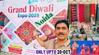 Grand Diwali Expo Noida // Diwali Mela Noida // Vocal for Local, कलाकरों के बनाये हुए products //