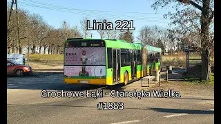 Linia 221 | Grochowe Łąki - Starołęka Wielka | Solaris Urbino 18 III #1883