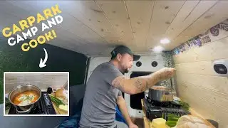 Stealth Camp In A Supermarket Carpark!  (VANLIFE UK)