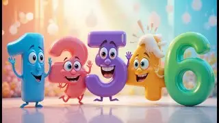 1 to 10 Counting Fun | Pixar-Style 3D Animated Numbers!