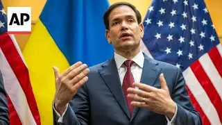 Marco Rubio gives an update on Ukraine peace plan talks in Geneva