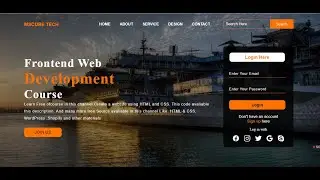 Responsive Website Using HTML & CSS Only For Beginners | Project #2 | #html #css