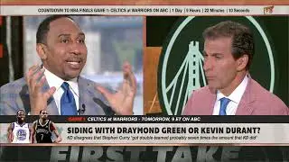 Stephen A. on KD's comments to Draymond Green: He's just talkin basketball! | First Take