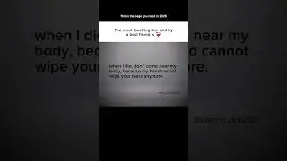 The most touching line said by a best friend ❤️&zwj;🩹|| #shorts #trendingshorts #trending #quotes