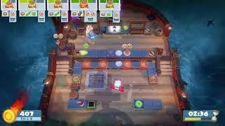 Overcooked  All You Can Eat - New Extra Trimmings - The Ever Peckish Rises 1-3 4 stars 2 Player
