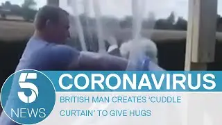 The Cuddle Curtain: How to hug your loved ones in lockdown  | 5 News