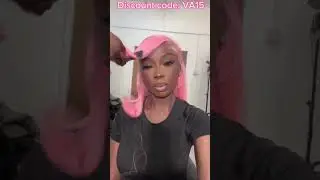 Pink Barbie Doll!🎀Pre-colored Lace Frontal Wig + Butterfly Braids Install