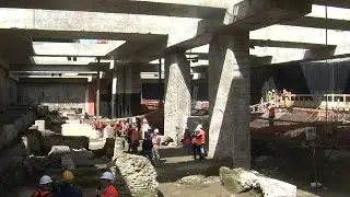 Roma, scoperta caserma romana durante i lavori della metro C