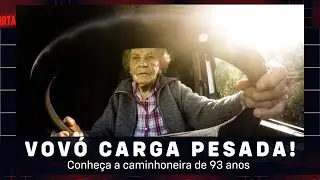 Aos 93 anos, dona Nahyra é a caminhoneira mais idosa do mundo