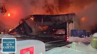 Two injured in late-night South Williamsport house fire