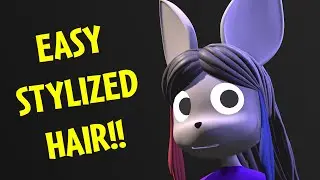 How to make Stylized Hair in Blender
