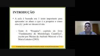 Estudos Monogr&aacute;ficos &ndash; M&oacute;dulo 12 - 26 de setembro - Prof Dr Heibe Santana Silva.
