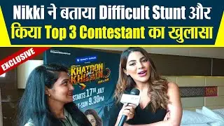 Nikki Tamboli ने बताया सबसे Khatarnak Stunt & अपना Tough Competitor | Exclusive Interview |FilmiBeat