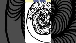 Spiral | Coil | Circular | Ring | Zentangle Drawing With Krita 2