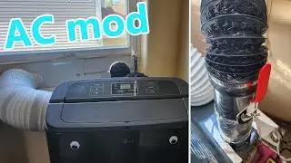 second hose MOD to my portable LC air conditioner