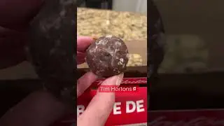 Timbits! Love them🙂 #shorts #shortsvideo #timbits #timhortons #donuts