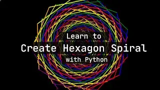 Python Turtle -3 | Creating Hexagon Spiral | Inside Python