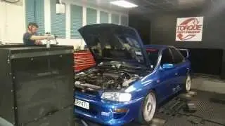 V5 STi Type Ra on the Dyno