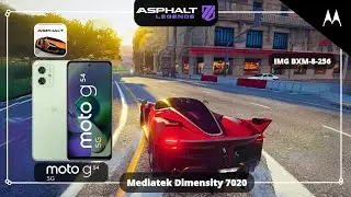 Asphalt Legends Prueba Gaming en el Motorola G54 5G (Mediatek Dimensity 7020) Rendimiento!!
