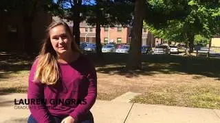 Graduate Housing; Meet Lauren Gingras