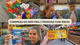 Compras do Mês com R$600, será que dá?