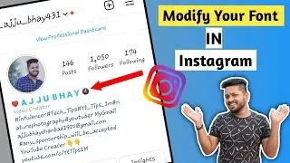 How to Change Instagram Name Font Style/Styli/ In Hindi make your Instagram profile look cool